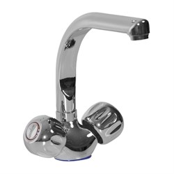 Смеситель для кухни 40k MIXLINE ML 03-031 кор. излив(без подводки) - фото 7637