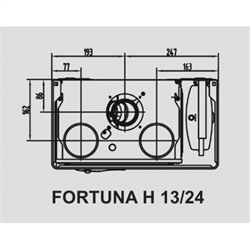 Котел FORTUNA H  F24  (одноконт. наст.) - фото 8400